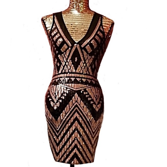 2B Bebe Dresses & Skirts - 9️⃣ Like New Bebe Gorgeous Sequined Dress